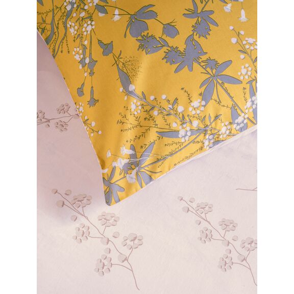 Σετ Σεντόνια Μονά με Λάστιχο - Cicely Mustard Beige Kocoon Home