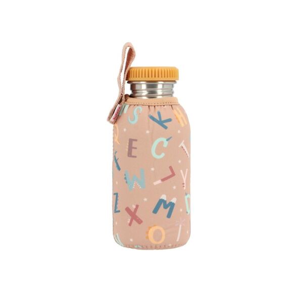 Aνοξείδωτο Μπουκάλι Νερού 500ml Funny Letters - Tutete