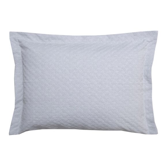 Μαξιλαροθήκη Polycotton 50x70+5 Δήλος Γκρι