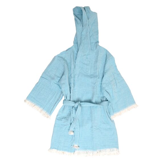 Μπουρνούζι Μουσελίνα Small/medium Adelina 1 Blue