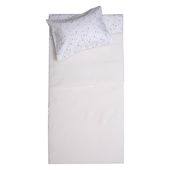 Κουβέρτα Polycotton Αγκαλιάς 80x115 Δήλος Εκρού