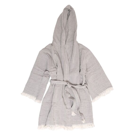 Μπουρνούζι Μουσελίνα Medium/large Adelina 2 Grey