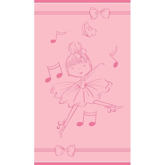 Παιδικη Πετσετα Θαλασσης Dancing Pink (70χ120)
