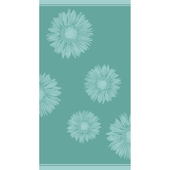 Πετσετα Θαλασσης Flower Aqua (86χ160)