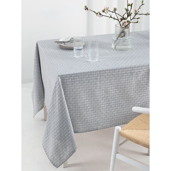 Τραπεζομάντηλο Αλεκιαστο Formal Dinner 175x320 Milly Grey