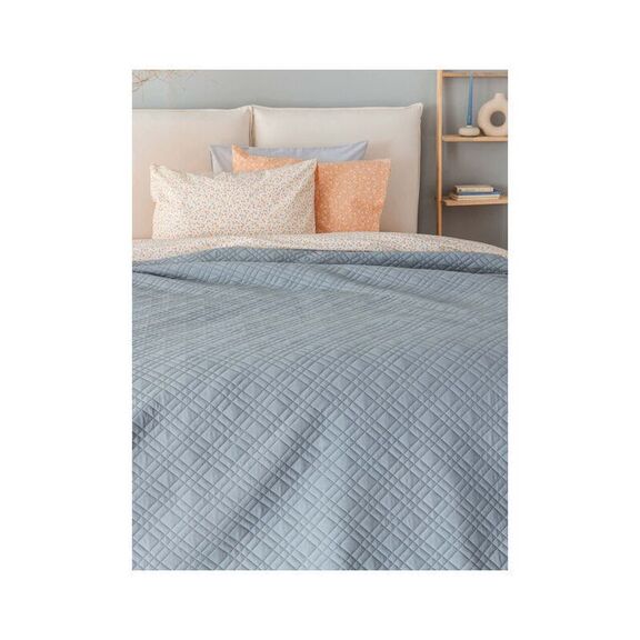 Κουβερλί Υπέρδιπλο 220x240 palamaiki pitha grey 100% microfiber