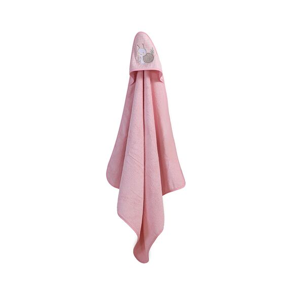 Βρεφική Κάπα 75x75 nef-nef homeware cute snail light lilac 100% Βαμβάκι