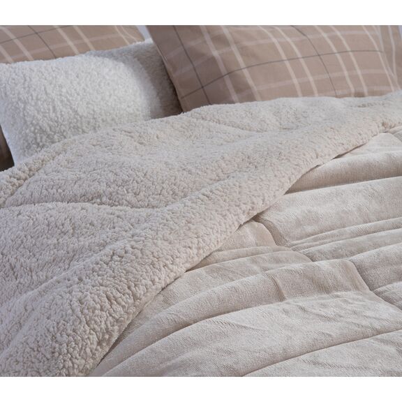 Πάπλωμα-Κουβέρτα Μονή 160x220cm Πολυεστέρας nef-nef duvet & blankets collection singular - natural 0