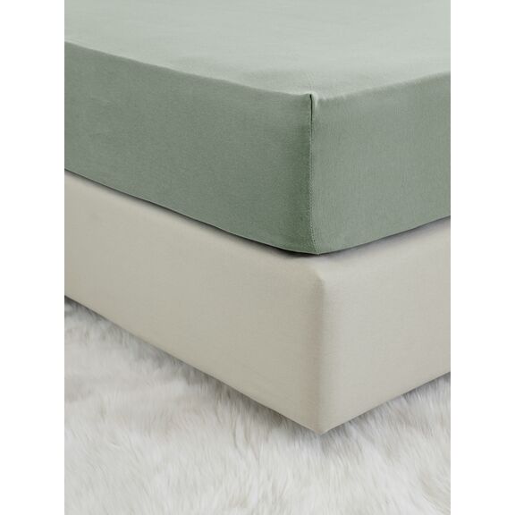 Σεντόνι Γίγας με Λάστιχο - Tender Rock Green Nima Home