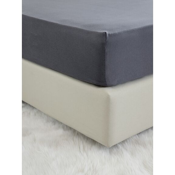 Σεντόνι Ημίδιπλο με Λάστιχο - Tender Dark Gray Nima Home