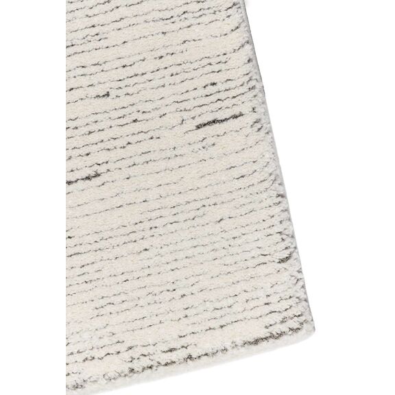 Deluxe 696 Λευκή Μοκέτα Ανάγλυφη με Ρίγες - 2,50x3 Colore Colori
