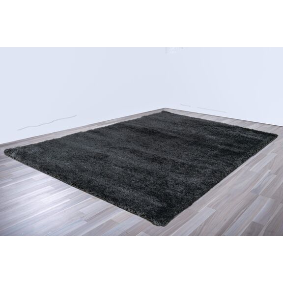 Χαλί Shaggy Ανθρακί Monti 7053/900 - Ροτοντα  1,60x1,60 Colore Colori