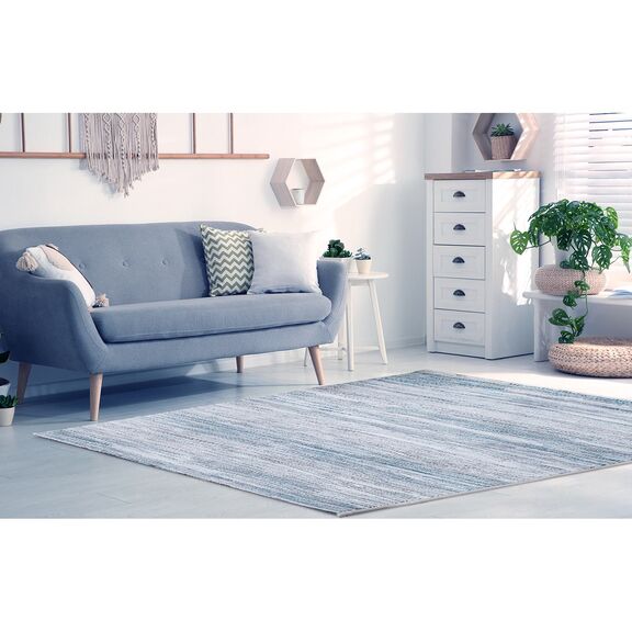 Χαλί Μοντέρνο Neva 8531/410 Κυβάκια με Νερά - 1,30x1,90 Colore Colori