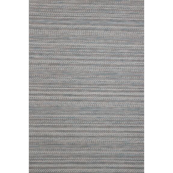 Ψάθινο Χαλί Breeze 187/13 Γκρι Μπέζ Πετρόλ Ρίγες - 2,10x3,10 Colore Colori