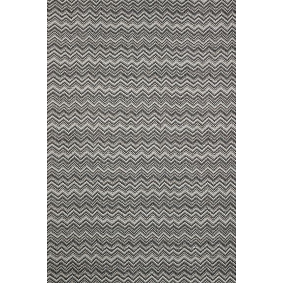 Ψάθινο Χαλί Breeze 191/98 Μπεζ Σκούρο-Γκρι zik zak με το Μέτρο - Colore Colori