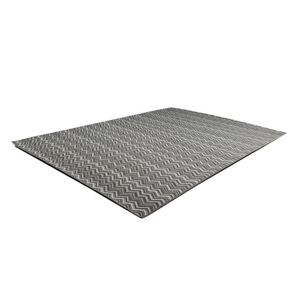 Ψάθινο Χαλί Breeze 191/98 Μπεζ Σκούρο-Γκρι zik zak - 2,50x3 Colore Colori