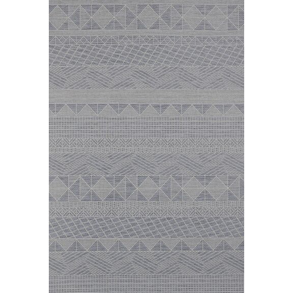 Ψάθινο Χαλί Jersey 765/514 Ανοιχτό Πετρόλ Γεωμετρικά Σχέδια - 2,10x3,10 Colore Colori