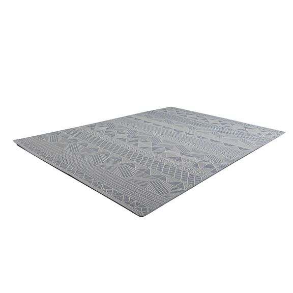 Ψάθινο Χαλί Jersey 765/514 Ανοιχτό Πετρόλ Γεωμετρικά Σχέδια - 2,10x3,10 Colore Colori